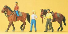 Load image into Gallery viewer, Preiser 10500 HO Scale Sports &amp; Recreation -- Riders w/Horses #1