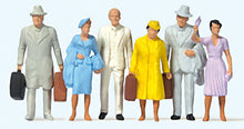 Load image into Gallery viewer, Preiser 65502 O Scale Standing Passengers -- Set #1 pkg(6)