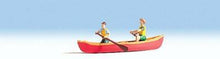 Load image into Gallery viewer, Noch 37805 N Scale Canoe with 2 Figures