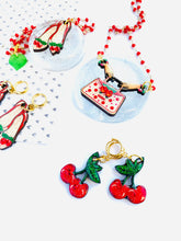 Load image into Gallery viewer, Retro Cherry Beaded Necklace by Rosie Rose Parker