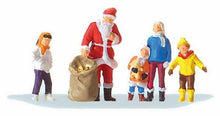Load image into Gallery viewer, Preiser 29098 HO Scale Santa Claus w/Children