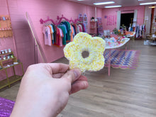 Load image into Gallery viewer, Crochet Small Flower Scrunchies