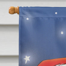 Load image into Gallery viewer, Duck with Christmas Ornament Flag Canvas House Size AAH7196CHF
