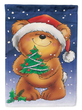 Load image into Gallery viewer, Teddy Bear and Christmas Tree Flag Canvas House Size AAH7208CHF
