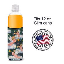 Load image into Gallery viewer, Angels on Green Slim Can Hugger – Fun &amp; Functional Drink Coolers AAH7253MUK