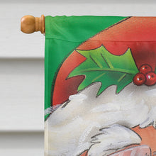 Load image into Gallery viewer, Jolly Santa Claus Flag Canvas House Size AAH7262CHF