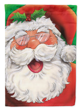 Load image into Gallery viewer, Jolly Santa Claus Flag Canvas House Size AAH7262CHF