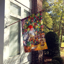 Load image into Gallery viewer, Christmas Gnome by the Tree Flag Canvas House Size ACG0134CHF