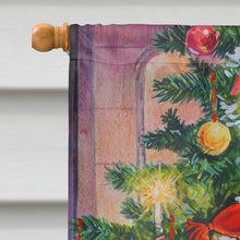 Load image into Gallery viewer, Christmas Gnome by the Tree Flag Canvas House Size ACG0134CHF