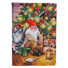 Load image into Gallery viewer, Christmas Gnome by the Tree Flag Canvas House Size ACG0134CHF