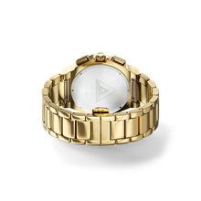 Load image into Gallery viewer, AM1001SS - AMBASSADOR POLISHED 18K GOLD / BLACK / SS BAND