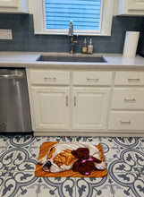 Load image into Gallery viewer, English Bulldog and Teddy Bear Machine Washable Memory Foam Mat AMB1003RUG