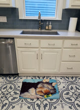 Load image into Gallery viewer, Naptime Yorkie Yorkshire Terrier Machine Washable Memory Foam Mat AMB1075RUG