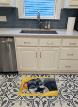 Load image into Gallery viewer, Snoozing Schnauzer Machine Washable Memory Foam Mat AMB1161RUG