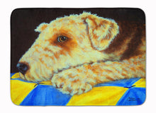Load image into Gallery viewer, Airedale Terrier Momma's Quilt Machine Washable Memory Foam Mat AMB1174RUG