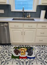 Load image into Gallery viewer, Christmas Stocking Surprise Labrador Machine Washable Memory Foam Mat AMB1315RUG