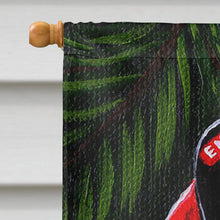 Load image into Gallery viewer, Fire Fighter Christmas Dalmatian Flag Canvas House Size AMB1317CHF