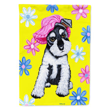 Load image into Gallery viewer, Spring Cutie Schnauzer Flag Canvas House Size AMB1331CHF