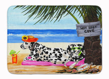 Load image into Gallery viewer, Hot Spot Cove Beach Dalmatian Machine Washable Memory Foam Mat AMB1342RUG
