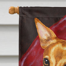 Load image into Gallery viewer, Pillow Princess Chihuahua Flag Canvas House Size AMB1389CHF