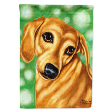 Load image into Gallery viewer, The Eyes Have It Dachshund Flag Canvas House Size AMB1414CHF