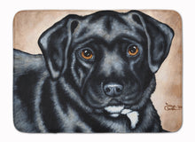 Load image into Gallery viewer, Black Bart the Labrador Machine Washable Memory Foam Mat AMB1415RUG