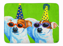 Load image into Gallery viewer, Party Animals Jack Russell Terriers Machine Washable Memory Foam Mat AMB1441RUG