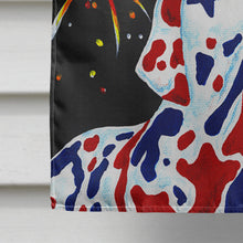 Load image into Gallery viewer, For our Heros Fireworks Patriotic Dalmatian Flag Canvas House Size AMB1451CHF