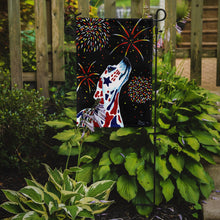 Load image into Gallery viewer, For our Heros Fireworks Patriotic Dalmatian Garden Flag - Outdoor Decorative Yard Flag