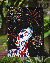 Load image into Gallery viewer, For our Heros Fireworks Patriotic Dalmatian Garden Flag - Outdoor Decorative Yard Flag