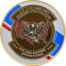 Load image into Gallery viewer, EL11-017 CBP Air and Marine Ops AMO Operations challenge coin Air Interdiction Agent Marine Agent