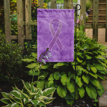 Load image into Gallery viewer, Lavender Ribbon for All Cancer Awareness Garden Flag – Inspirational Outdoor Support Decor AN1200GF