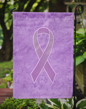 Load image into Gallery viewer, Lavender Ribbon for All Cancer Awareness Garden Flag – Inspirational Outdoor Support Decor AN1200GF
