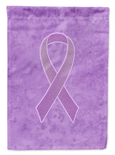 Load image into Gallery viewer, Lavender Ribbon for All Cancer Awareness Garden Flag – Inspirational Outdoor Support Decor AN1200GF