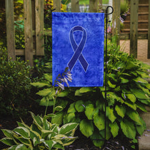 Load image into Gallery viewer, Dark Blue Ribbon for Colon Cancer Awareness Garden Flag – Inspirational Outdoor Support Decor AN1202GF