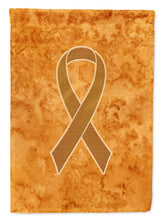 Load image into Gallery viewer, Orange Ribbon for Leukemia Awareness Garden Flag – Inspirational Outdoor Support Decor AN1204GF