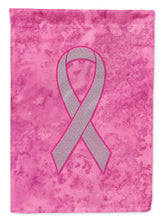 Load image into Gallery viewer, Pink Ribbon for Breast Cancer Awareness Garden Flag – Inspirational Outdoor Support Decor AN1205GF