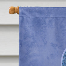 Load image into Gallery viewer, Periwinkle Blue Ribbon for Esophageal and Stomach Cancer Awareness Flag Canvas House Size AN1208CHF