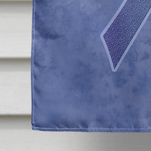 Load image into Gallery viewer, Periwinkle Blue Ribbon for Esophageal and Stomach Cancer Awareness Flag Canvas House Size AN1208CHF