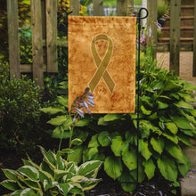 Load image into Gallery viewer, Gold Ribbon for Childhood Cancers Awareness Garden Flag – Inspirational Outdoor Support Decor AN1209GF