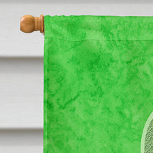 Load image into Gallery viewer, Lime Green Ribbon for Lymphoma Cancer Awareness Flag Canvas House Size AN1212CHF