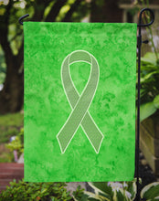 Load image into Gallery viewer, Lime Green Ribbon for Lymphoma Cancer Awareness Garden Flag – Inspirational Outdoor Support Decor AN1212GF