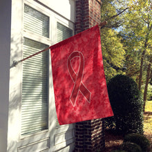 Load image into Gallery viewer, Red Ribbon for Aids Awareness Flag Canvas House Size AN1213CHF