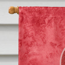 Load image into Gallery viewer, Red Ribbon for Aids Awareness Flag Canvas House Size AN1213CHF