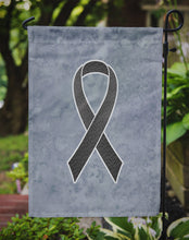 Load image into Gallery viewer, Black Ribbon for Melanoma Cancer Awareness Garden Flag – Inspirational Outdoor Support Decor AN1216GF