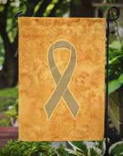 Load image into Gallery viewer, Peach Ribbon for Uterine Cancer Awareness Garden Flag – Inspirational Outdoor Support Decor AN1219GF