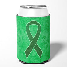 Load image into Gallery viewer, Kelly Green Ribbon for Kidney Cancer Awareness Can or Bottle Hugger AN1220CC