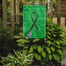 Load image into Gallery viewer, Kelly Green Ribbon for Kidney Cancer Awareness Garden Flag – Inspirational Outdoor Support Decor AN1220GF
