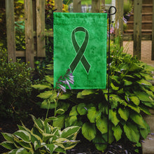 Load image into Gallery viewer, Emerald Green Ribbon for Liver Cancer Awareness Garden Flag – Inspirational Outdoor Support Decor AN1221GF