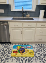 Load image into Gallery viewer, Pig Sunbathing on the Beach Machine Washable Memory Foam Mat APH0079RUG
